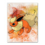 Pokemon Paint by Numbers - Flaming Surge Vulpix