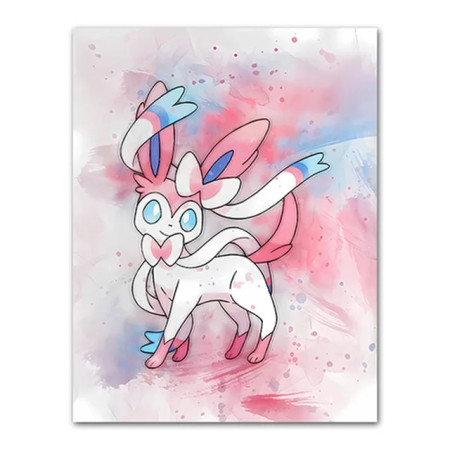 Pokemon Paint by Numbers - Graceful Aurora Lockpin