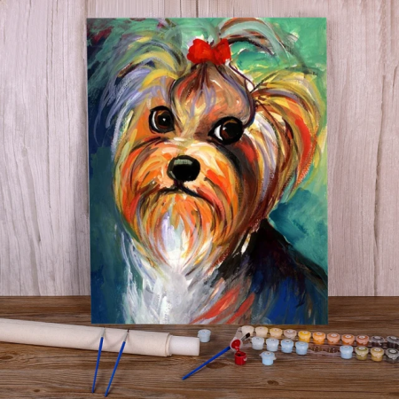 Ruby Dog Paint By Number