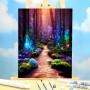 Paint by Numbers Fantasy - Wonderful Path of the Fluorescent Forest