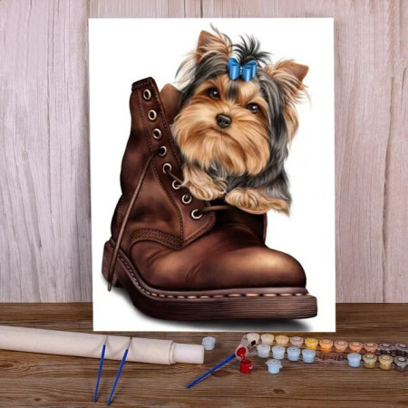 Paint By Number Cooper Dogs