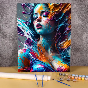 Cosmic Nereid Paint by Number | Fairytale Numbered Painting