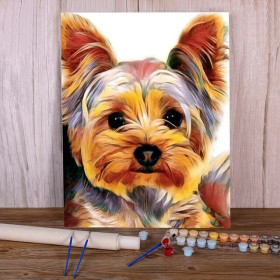Paint By Number Dogs Sadie