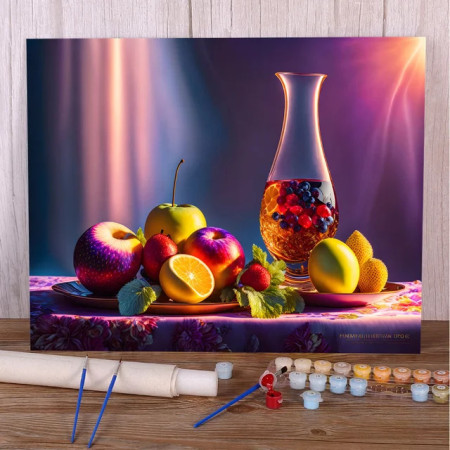 Paint by Numbers Vibrant Nature Sublime Colorful Fruits