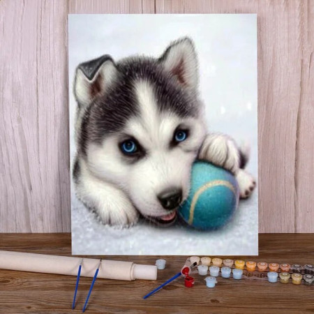 Paint By Number Dogs Chloe