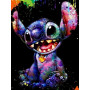 Disney Stitch Paint by Number - The Psychedelic Alien