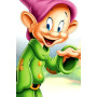Disney Happy Dwarf Dopey Paint by Number - Infectious Smile