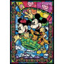 Disney Mickey & Friends Paint by Number - Multicolored Festive Stained Glass