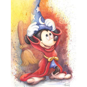 Disney Mickey Sorcerer's Apprentice Acrylic Paint by Number