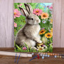 Paint by Number - Spring Rabbit in Flower Garden