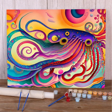 Paint by Number - Vertigo in Pop Colors