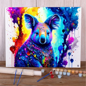 Paint by Number - Kalinka the Koala Kaleidoscope