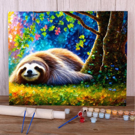 Paint by Number - Sunny Forest Siesta