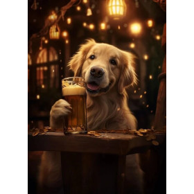 Paint By Number Dog Frankie - Easily Make a Canvas of Your Companion