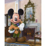 Mickey Paint by Number Kit in Interior - Kids Crafts