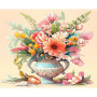 Paint by Number Floral Sweetness - Vintage Bouquet Painting
