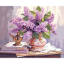 Lilac Enchanting Paint by Number - Spring Bouquet Painting