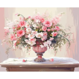 Romantic Bouquet Paint by Number - Elegant Flower Painting