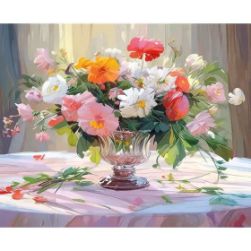 Paint by Number Bouquet Spring Sweetness | Painting