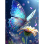 Paint by Numbers Kit "Enchanting Butterfly" - Canvas Print