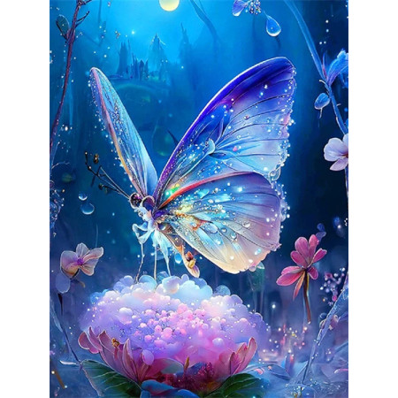Paint by Numbers Kit "Dream Butterfly" - Dreamlike Numbered Painting