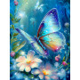 Paint by Number Kit "Emerald Butterfly" - Fairy Tale Painting by Numbers