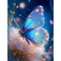 Paint by Number Kit "Azure Butterfly" - Fairy Tale Painting by Numbers