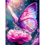 Paint by Number Kit "Amethyst Butterfly" - Fairy Tale Painting by Numbers