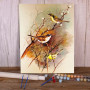 Paint by Numbers Song of the Wrens - Autumn Twigs