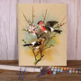 Paint by Numbers Flowering Branch - Birded Spring Sprigs