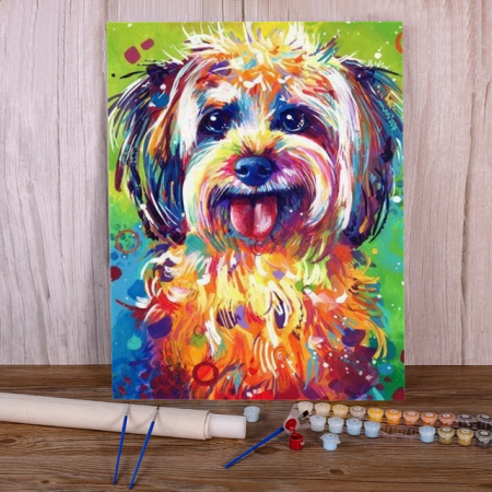 Rocky Dog Paint By Number