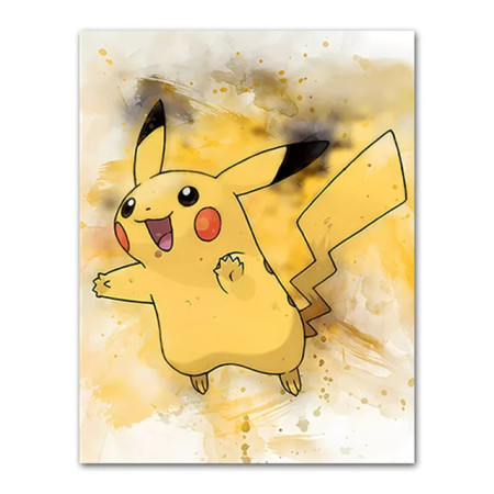 Pokemon Paint by Numbers - Lightning Pikachu