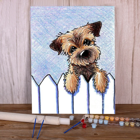 Paint By Number Dog Daisy