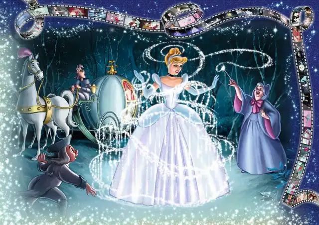 Disney Cinderella Paint by Number - Magical Fairy Tale