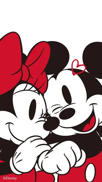 Disney Mickey and Minnie Paint by Number - Carefree Love