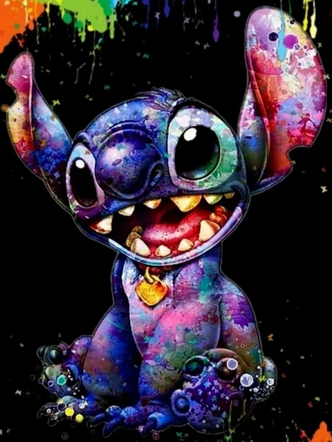 Disney Stitch Paint by Number - The Psychedelic Alien