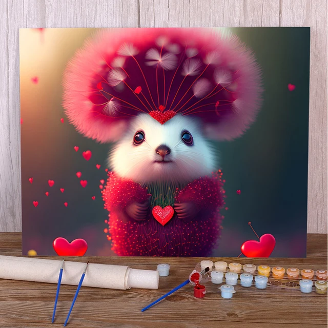 Paint by Number - Agapanthus the Loving Hedgehog