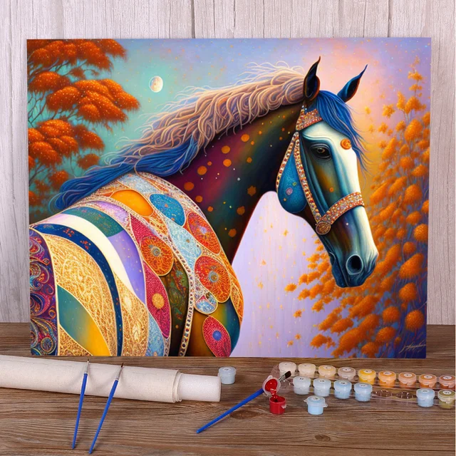 Paint by Number - Azala the Mare of a Thousand Colors
