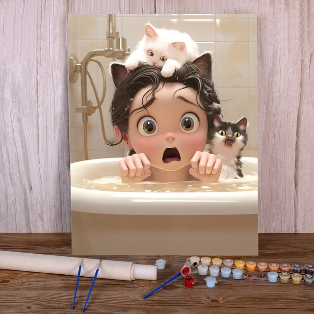 Paint by Number - Margotine and her Mischievous Companions