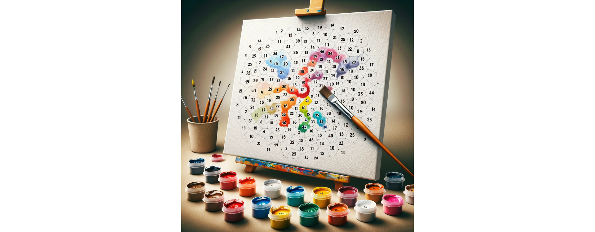 Painting by numbers: a creative hobby accessible to all